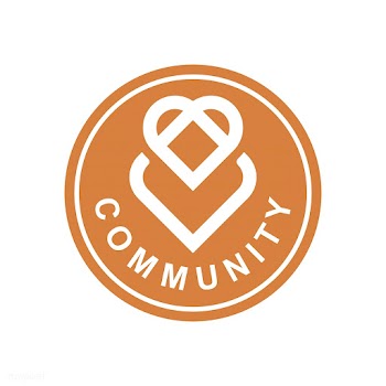 Community branding logo design sample | Free stock vector - 503671