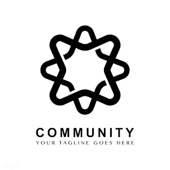 Community branding logo design sample | Free stock vector - 503696