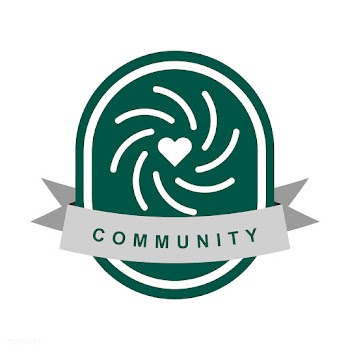 Community branding logo design sample | Free stock vector - 503704