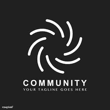 Community branding logo design sample | Free stock vector - 503712