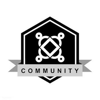 Community branding logo design sample | Free stock vector - 503718