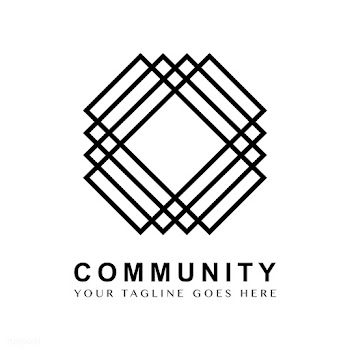 Community branding logo design sample | Free stock vector - 503722