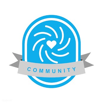 Community branding logo design sample | Free stock vector - 503725