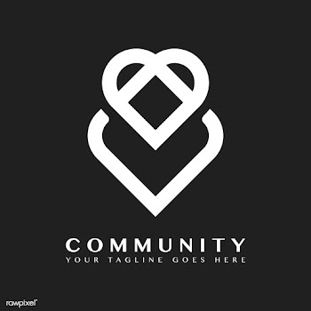 Community branding logo design sample | Free stock vector - 503730