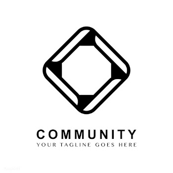 Community branding logo design sample | Free stock vector - 503732