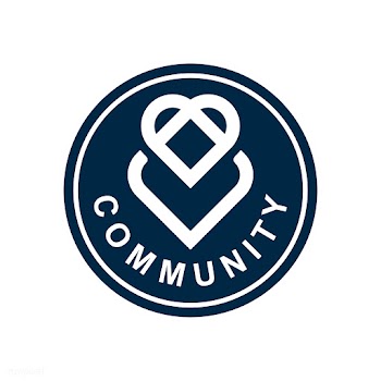 Community branding logo design sample | Free stock vector - 503742