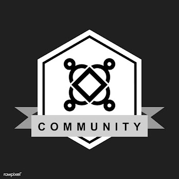 Community branding logo design sample | Free stock vector - 503749