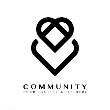 Community branding logo design sample | Free stock vector - 503761