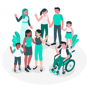 Community concept illustration Free Vector