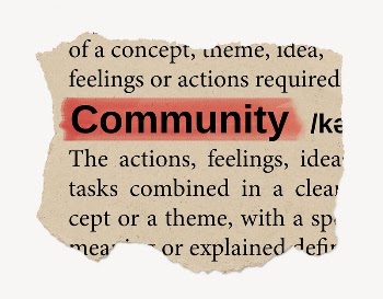 Community ripped dictionary, editable word | Free PSD - rawpixel