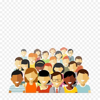 Community Social group Illustration - A sea of people flattened 