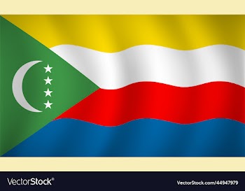 comoros flag background