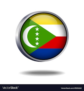 comoros flag button