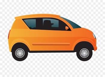 Compact car Vector Motors Corporation Clip art - Orange vector car 