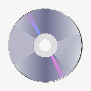 Compact disc clipart, illustration vector. | Free Vector - rawpixel