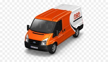 compact van model car - TNT Van Front 