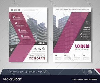 Company annual report vector image
