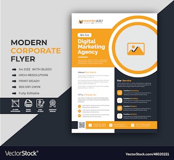 company business corporate flyer design template