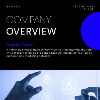 Company overview Instagram post template, | Free PSD Template - rawpixel