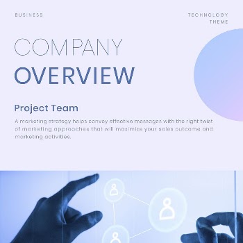 Company overview Instagram post template, | Free Vector Template - rawpixel