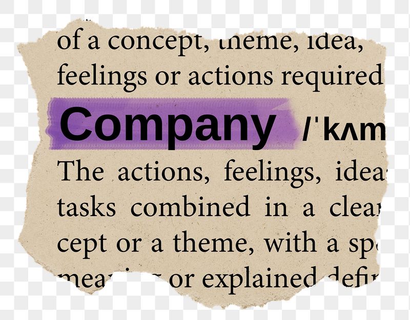 Company png word sticker, torn | Free PNG - rawpixel