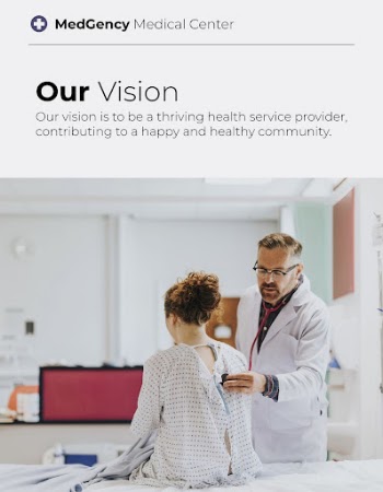 Company vision flyer template, medical | Free PSD Template - rawpixel