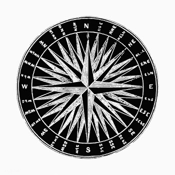 Compass card vintage drawing | Free stock vector - 573014