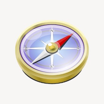 Compass clipart, object illustration vector. | Free Vector - rawpixel