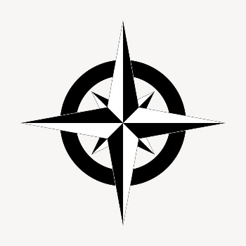 Compass drawing, vintage illustration vector. | Free Vector - rawpixel