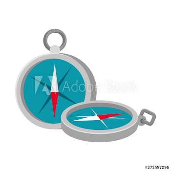 compass guide device icon