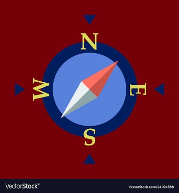 Compass icon vector image