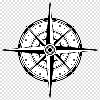 Compass illustration, North Compass rose, rosa de los vientos transparent background PNG clipart