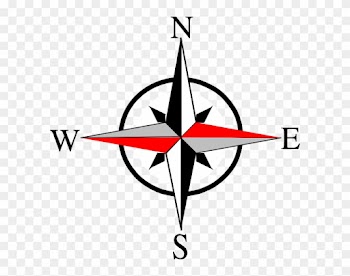 Compass North Clipart - North East South West