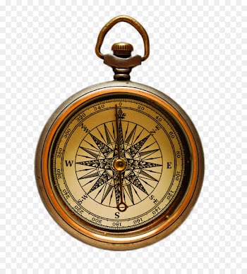 Compass North Navigation Map - Retro compass 