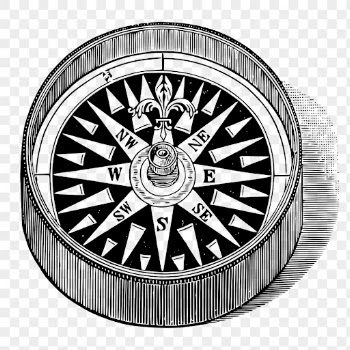 Compass object png sticker vintage | Free PNG - rawpixel