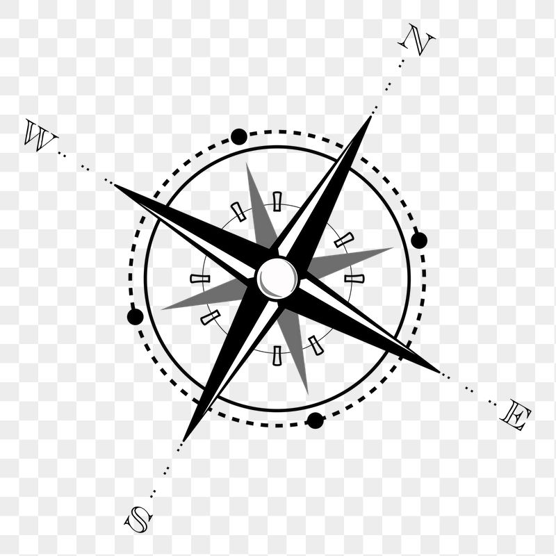 Compass png sticker, transparent background. | Free PNG - rawpixel