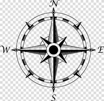 Compass rose , cartoon compass transparent background PNG clipart