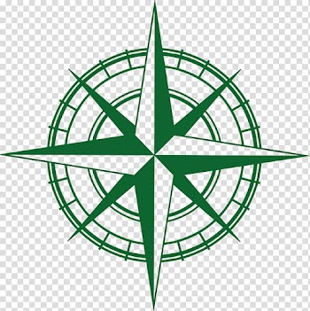 Compass rose North Arrow , 建筑logo transparent background PNG clipart