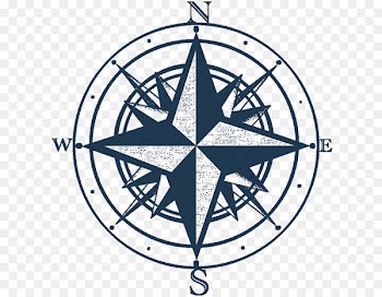 Compass rose North Magnetic Pole - compass 