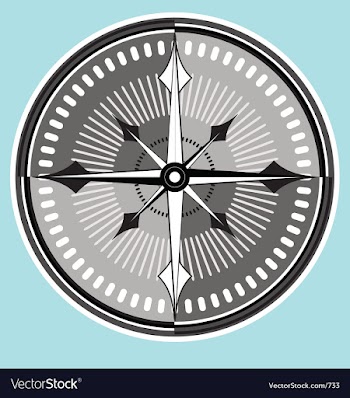 Compass vector image