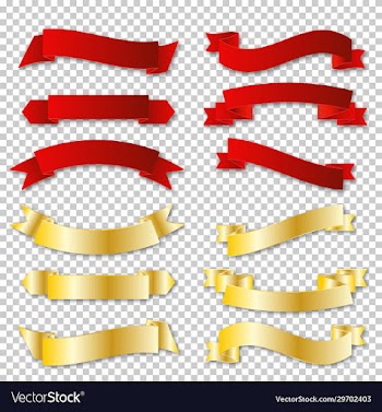 complete set banners and ribbons