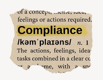 Compliance ripped dictionary, editable word | Free PSD - rawpixel