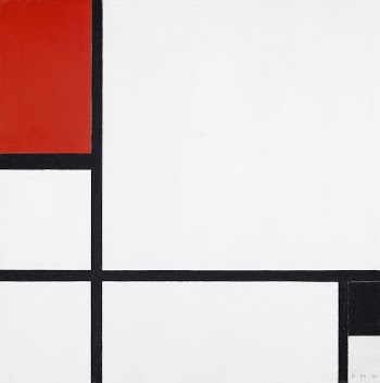 Composition No. I, with red | Free Photo - rawpixel