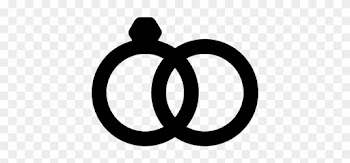 Compromise And Wedding Ring Couple Vector - Icon