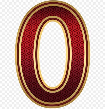 Computer Animation Stock footage Headphones - Red and Gold Number Zero PNG Image 