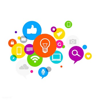 Computer background communication | Free stock vector - 397744