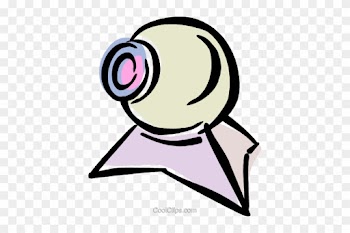 Computer Camera Royalty Free Vector Clip Art Illustration - Computer Camera Royalty Free Vector Clip Art Illustration
