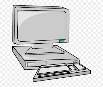 Computer Clipart Grey - Animated Computer