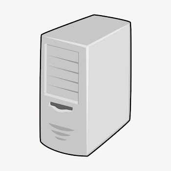 Computer CPU clipart, illustration vector. | Free Vector - rawpixel