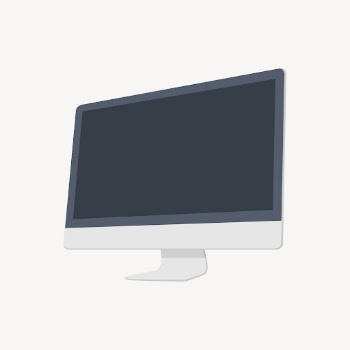 Computer desktop sticker, digital device | Free Vector - rawpixel